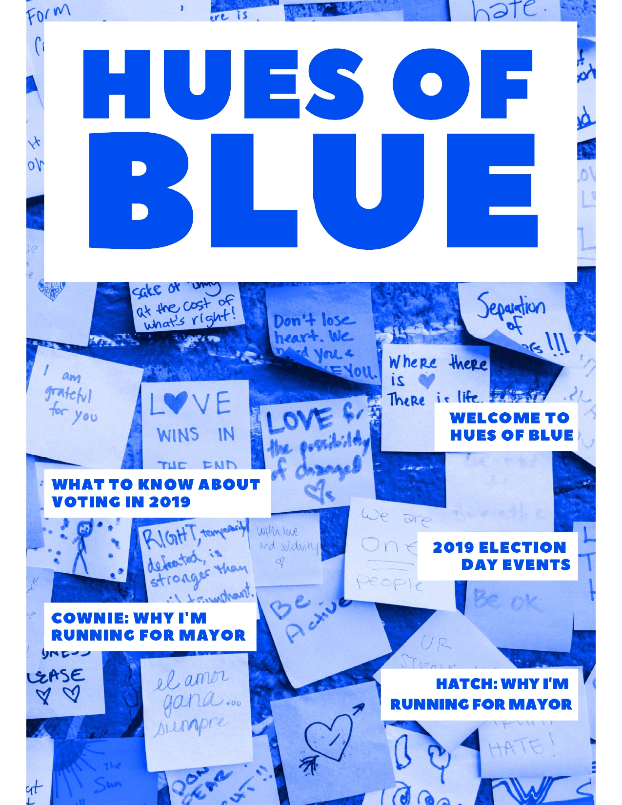 Past Editions Huesofblue